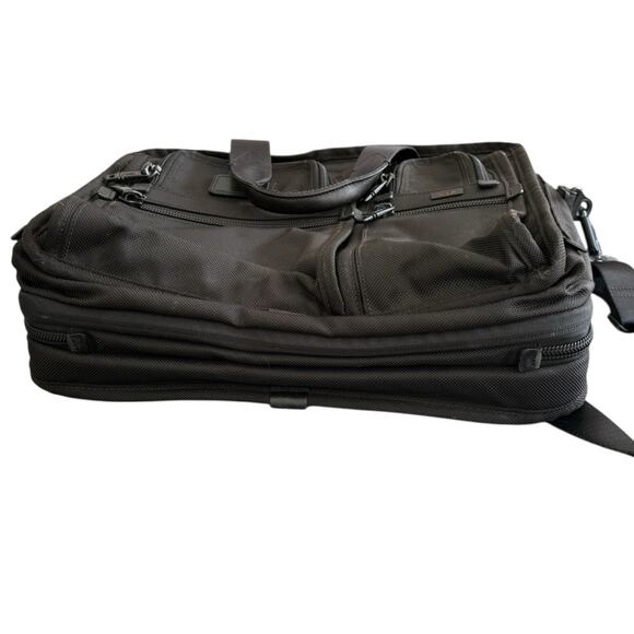 TUMI Alpha Black Laptop Bag Luggage - Picture 3 of 13